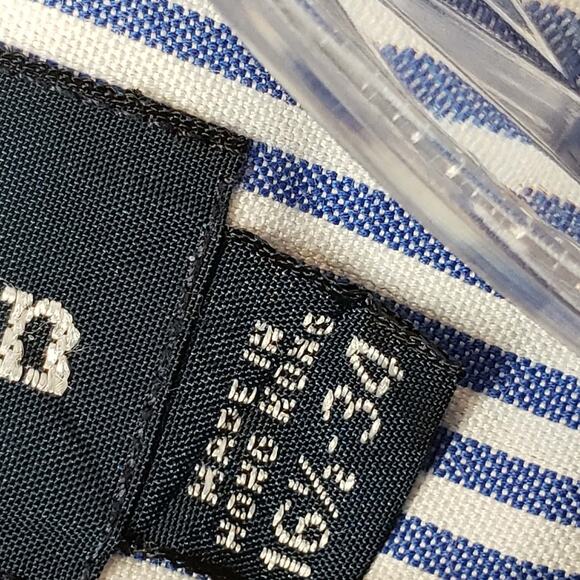 Polo Ralph Lauren Shirt Mens Size XL 16.5 Blue Stripe Button Down Oxford LS - Picture 9 of 10